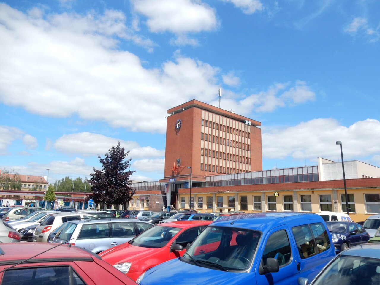 Dzisiejszy widok – Areál železniční stanice Cheb