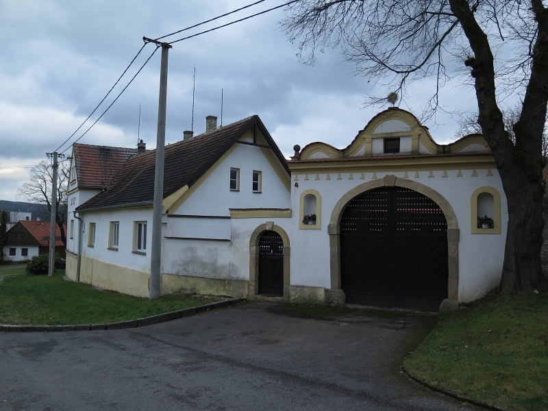 Dnešný pohľad – Brána s brankou usedlosti čp. 4