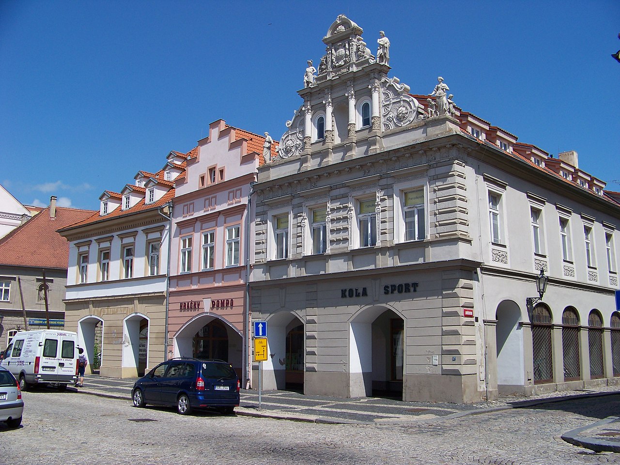 Dzisiejszy widok – Domy čp. 150, 151