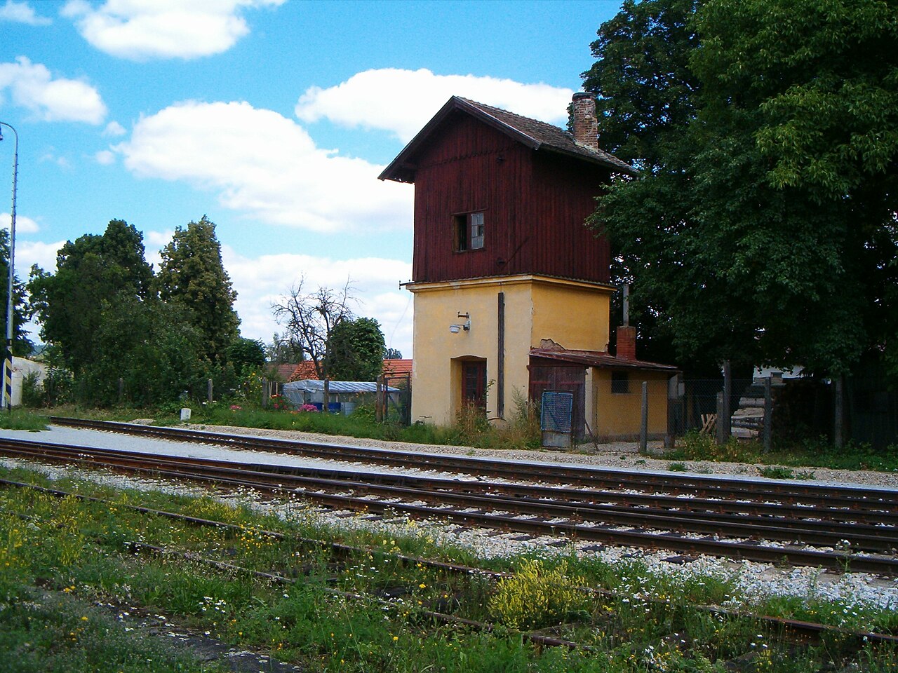 Today's view – Drážní věžový vodojem