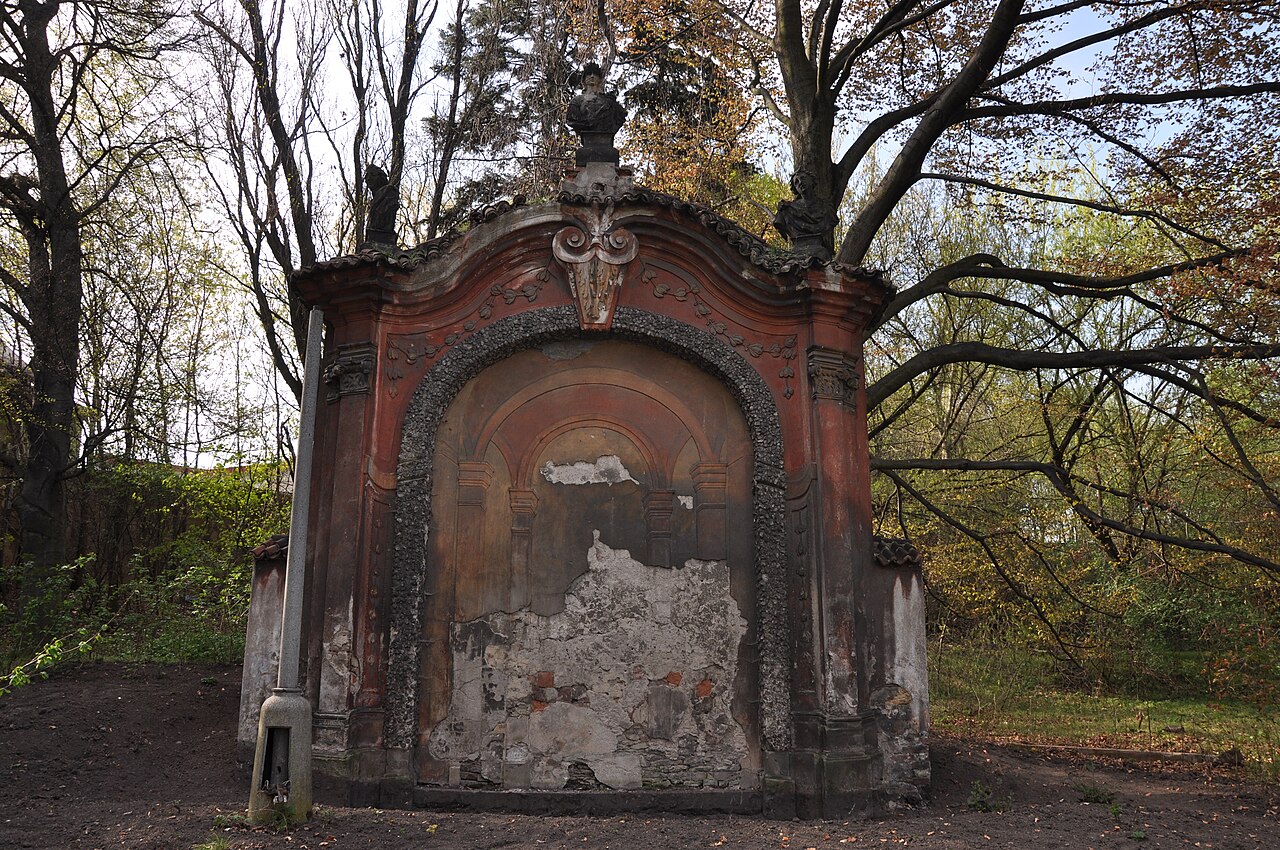 Dzisiejszy widok – Dvě brány parku