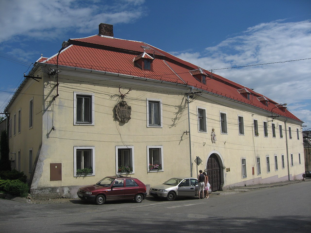 Dnešný pohľad – zámek Štoky
