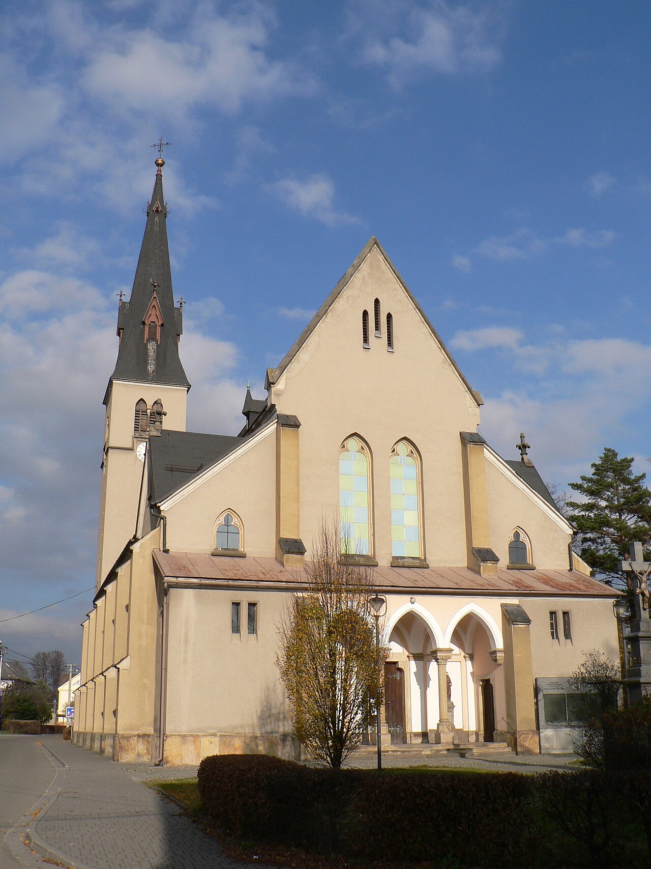 Dzisiejszy widok – Kostel Nanebevzetí Panny Marie (Rapotín)
