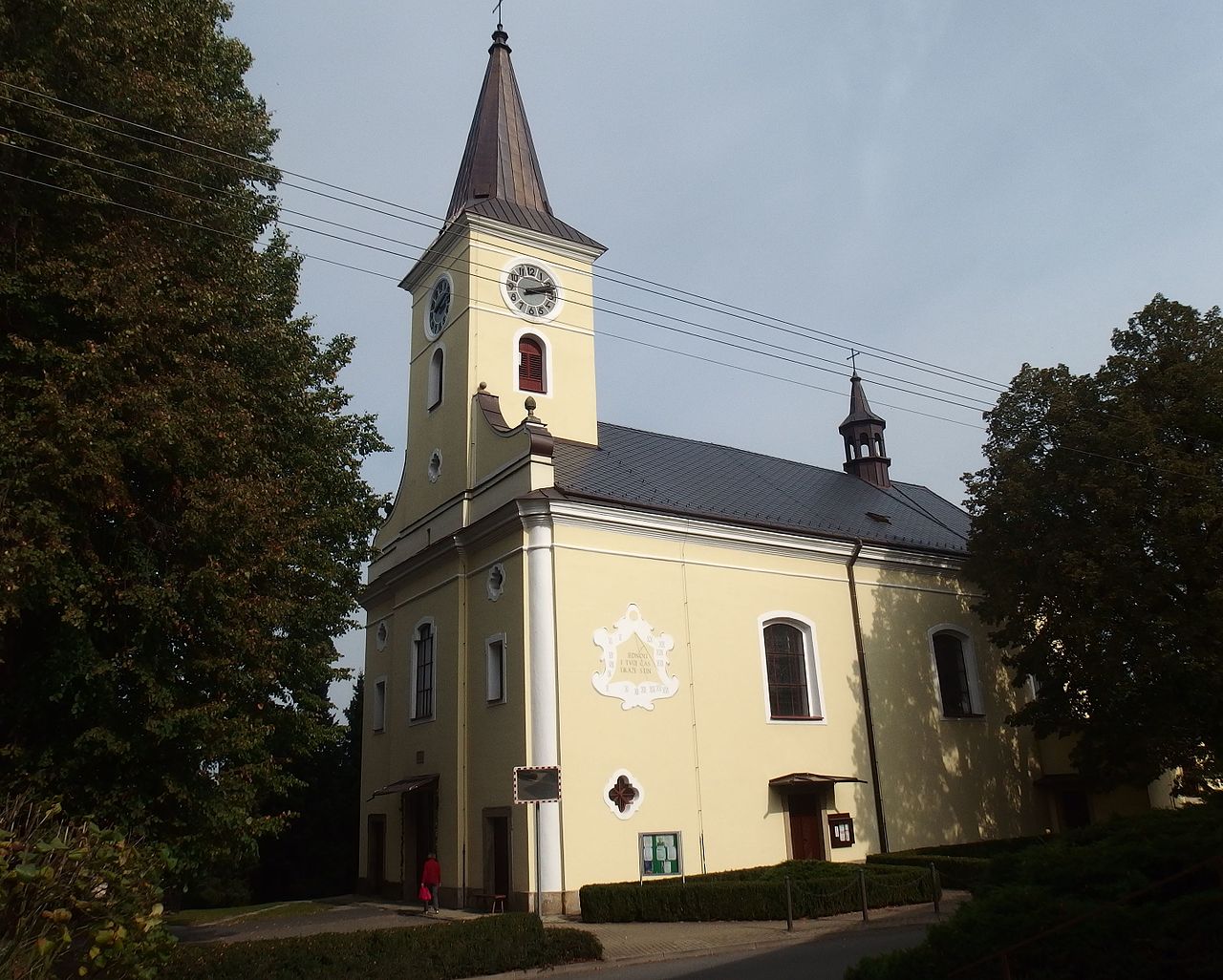 Dzisiejszy widok – Kostel Nejsvětější Trojice (Mysločovice)