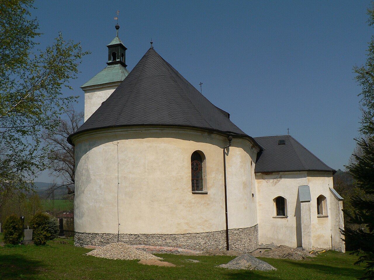 Today's view – Kostel svatého Jakuba Většího (Dolní Moravice)