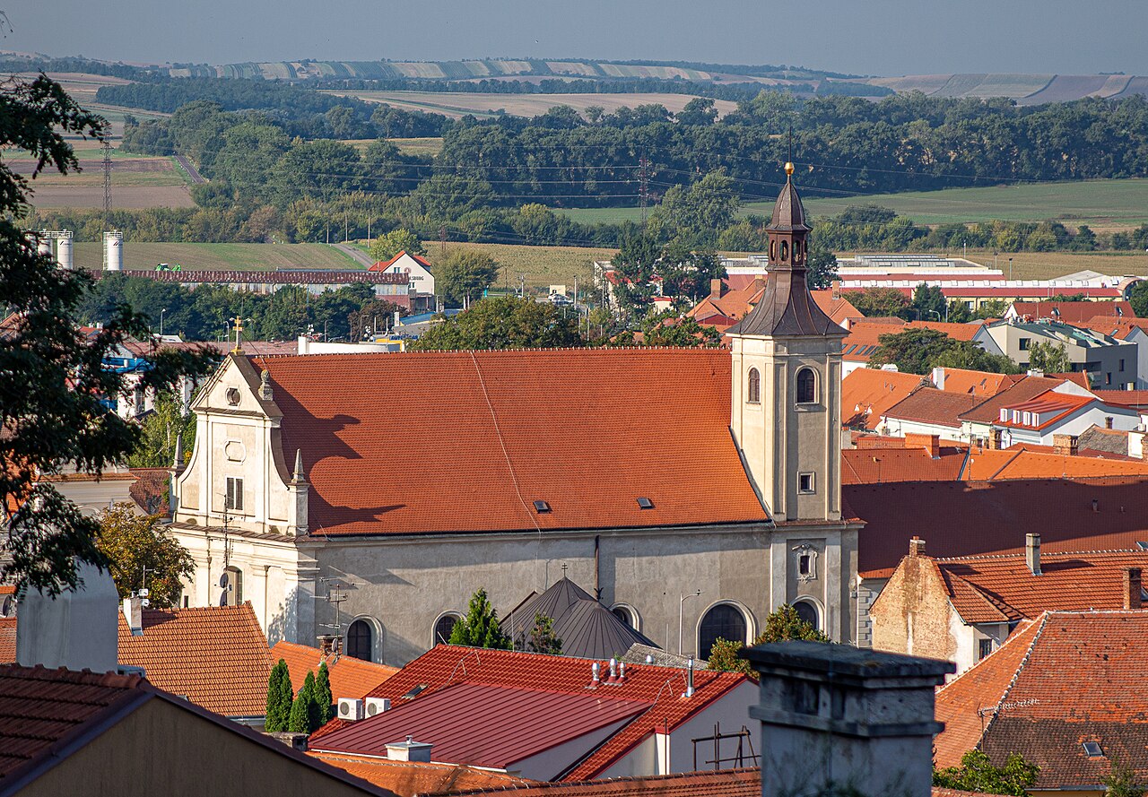 Today's view – Kostel svatého Jana Křtitele v Mikulově