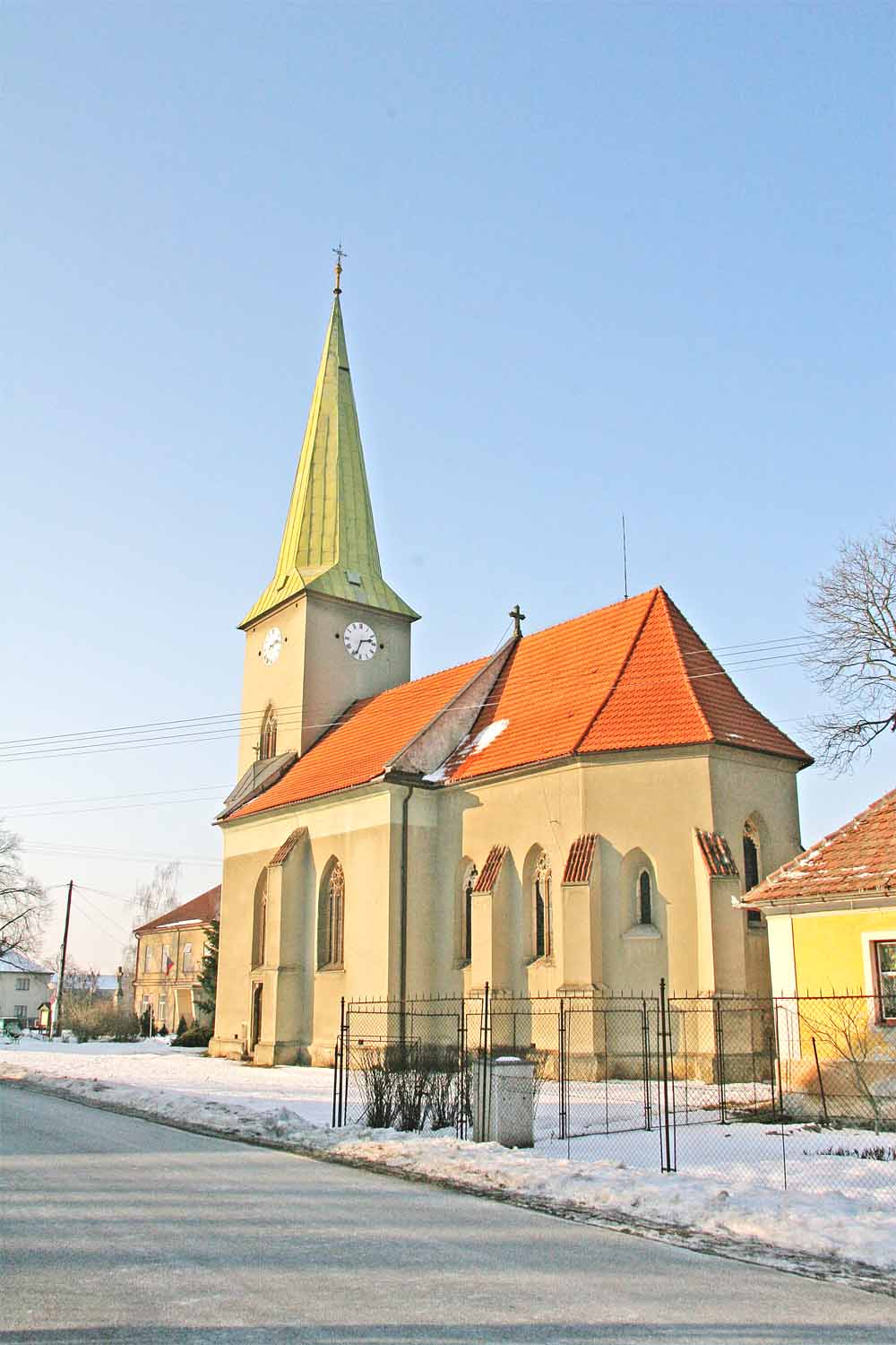 Heutige Ansicht – kostel svatého Bartoloměje (Kunětice)