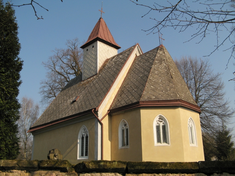 Dzisiejszy widok – kostel svatého Petra a Pavla (Stav)