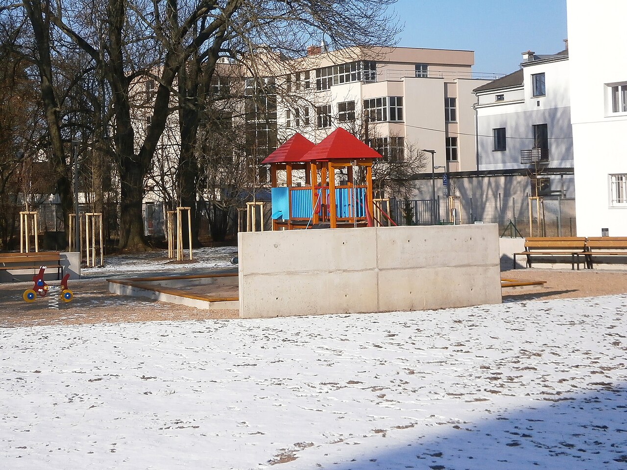 Dnešný pohľad – Park Skleněnka