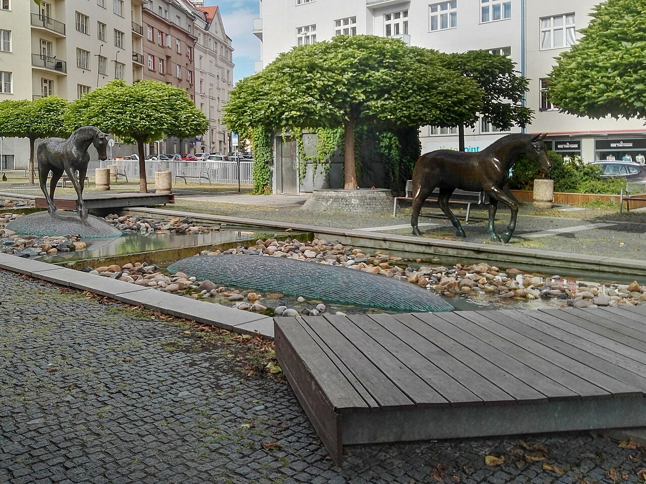 Dnešný pohľad – Šabachův park