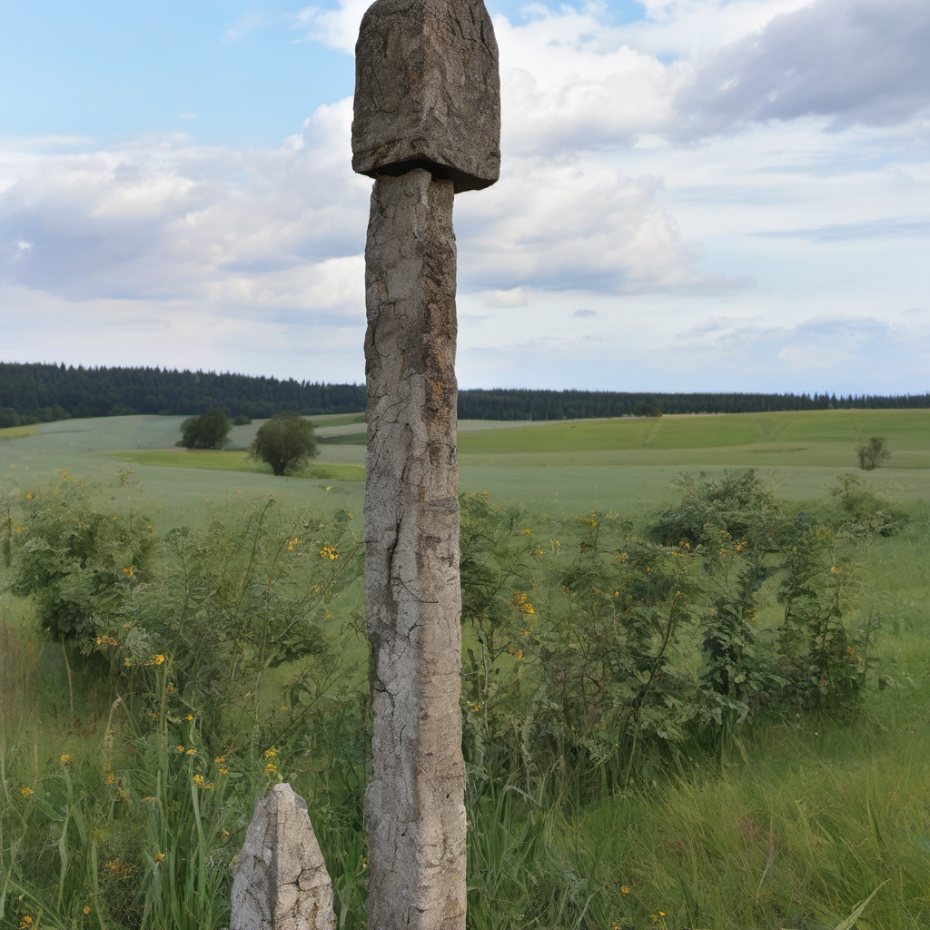 Historická podoba – Boží muka se smírčím křížem