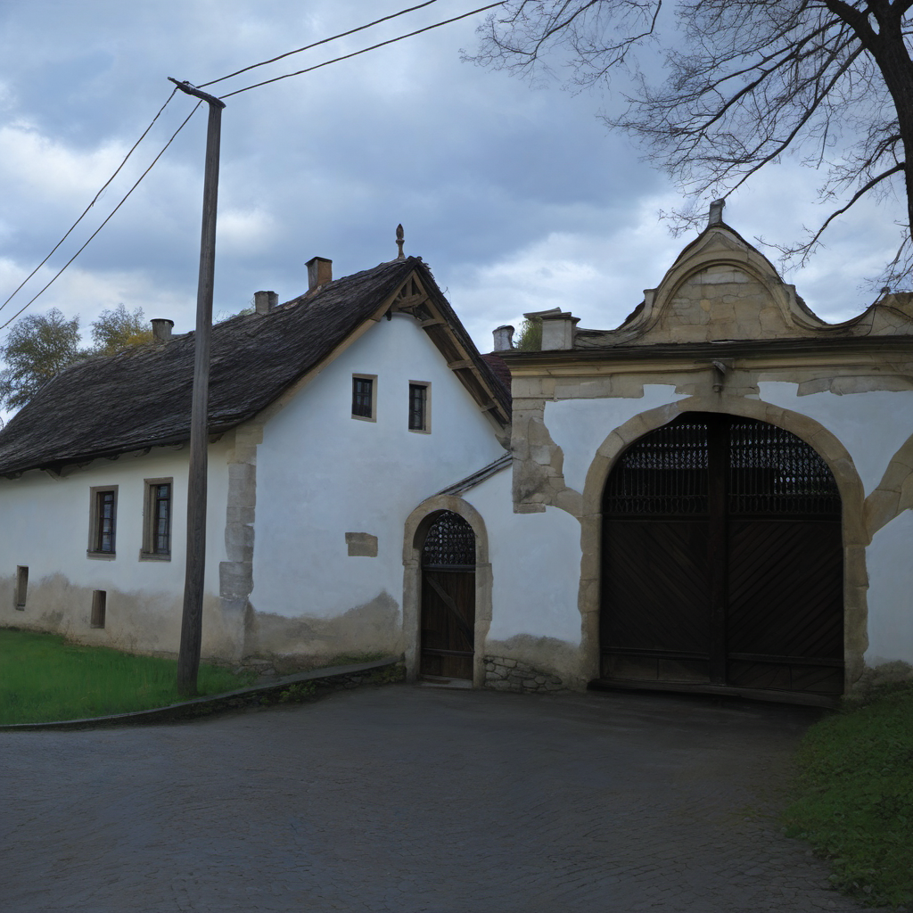 Historická podoba – Brána s brankou usedlosti čp. 4