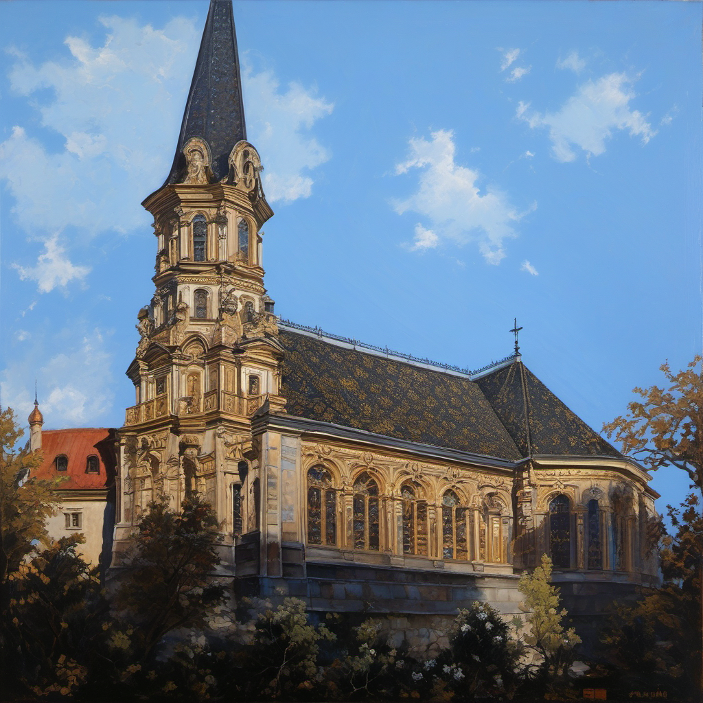 Historical appearance – evangelický kostel v Děčíně