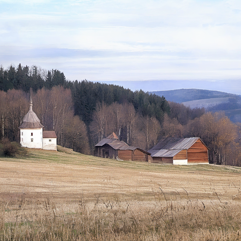 Historická podoba – Kostel Neposkvrněného početí Panny Marie (Hojsova Stráž)