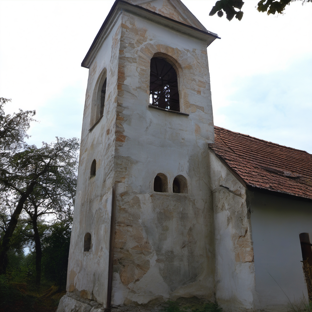 Historisches Erscheinungsbild – kostel svatého Šimona a Judy (Buřenice)