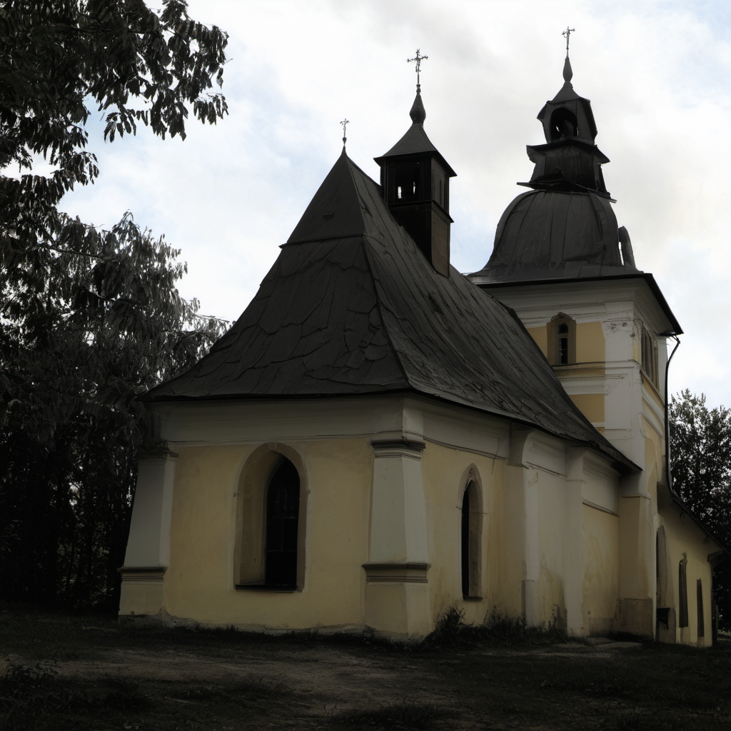Wygląd historyczny – Kostel svatého Filipa a Jakuba (Lukavice)