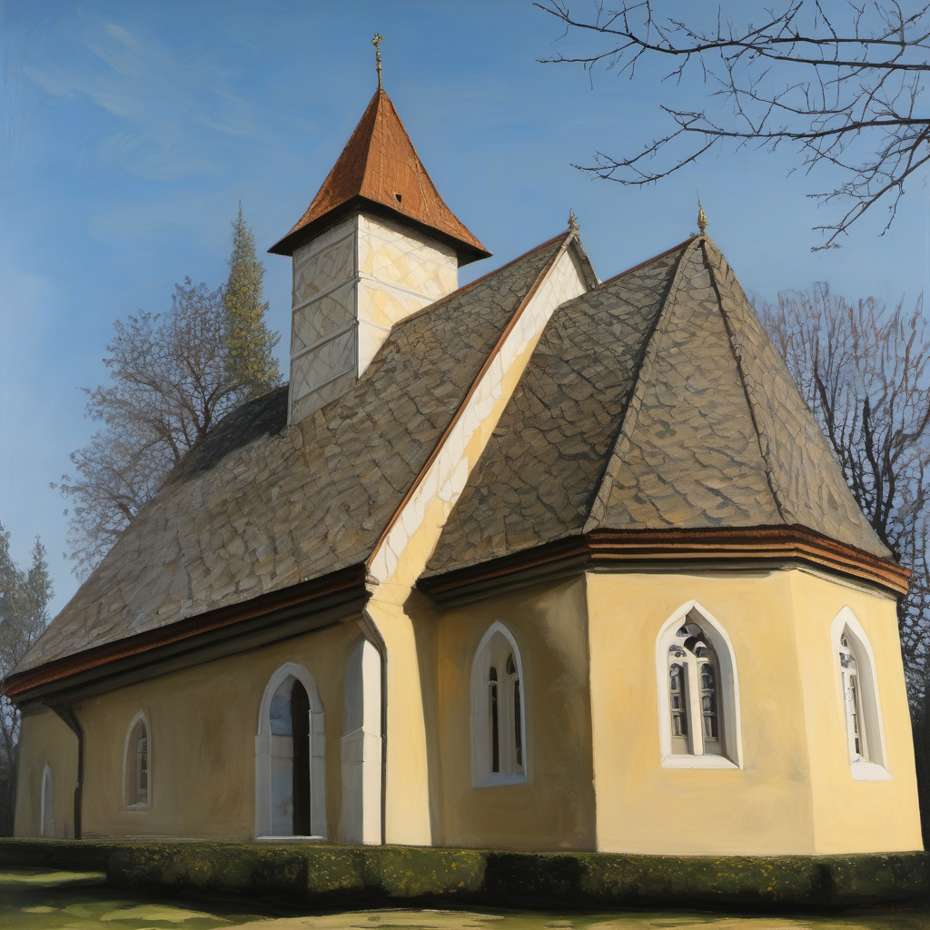Wygląd historyczny – kostel svatého Petra a Pavla (Stav)