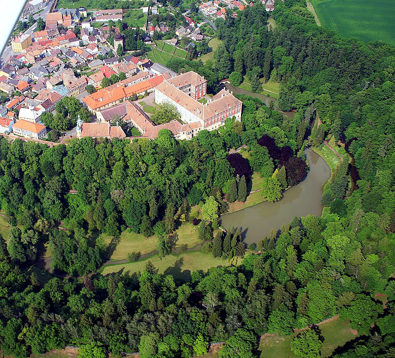 
<span>Zámecký park v Opočně</span>

