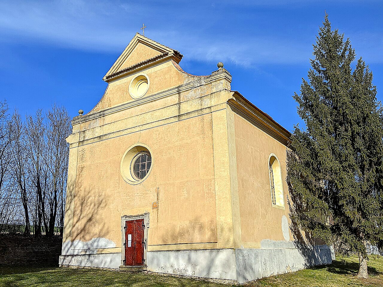 
<span>Kostel svatého Jakuba Staršího (Řisuty)</span>
