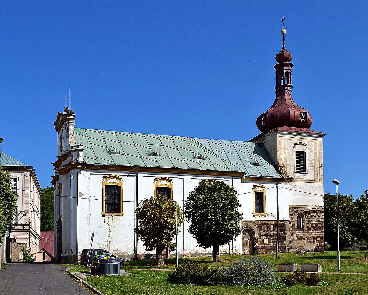 
<span>Kostel svatého Vavřince (Kostomlaty pod Milešovkou)</span>
