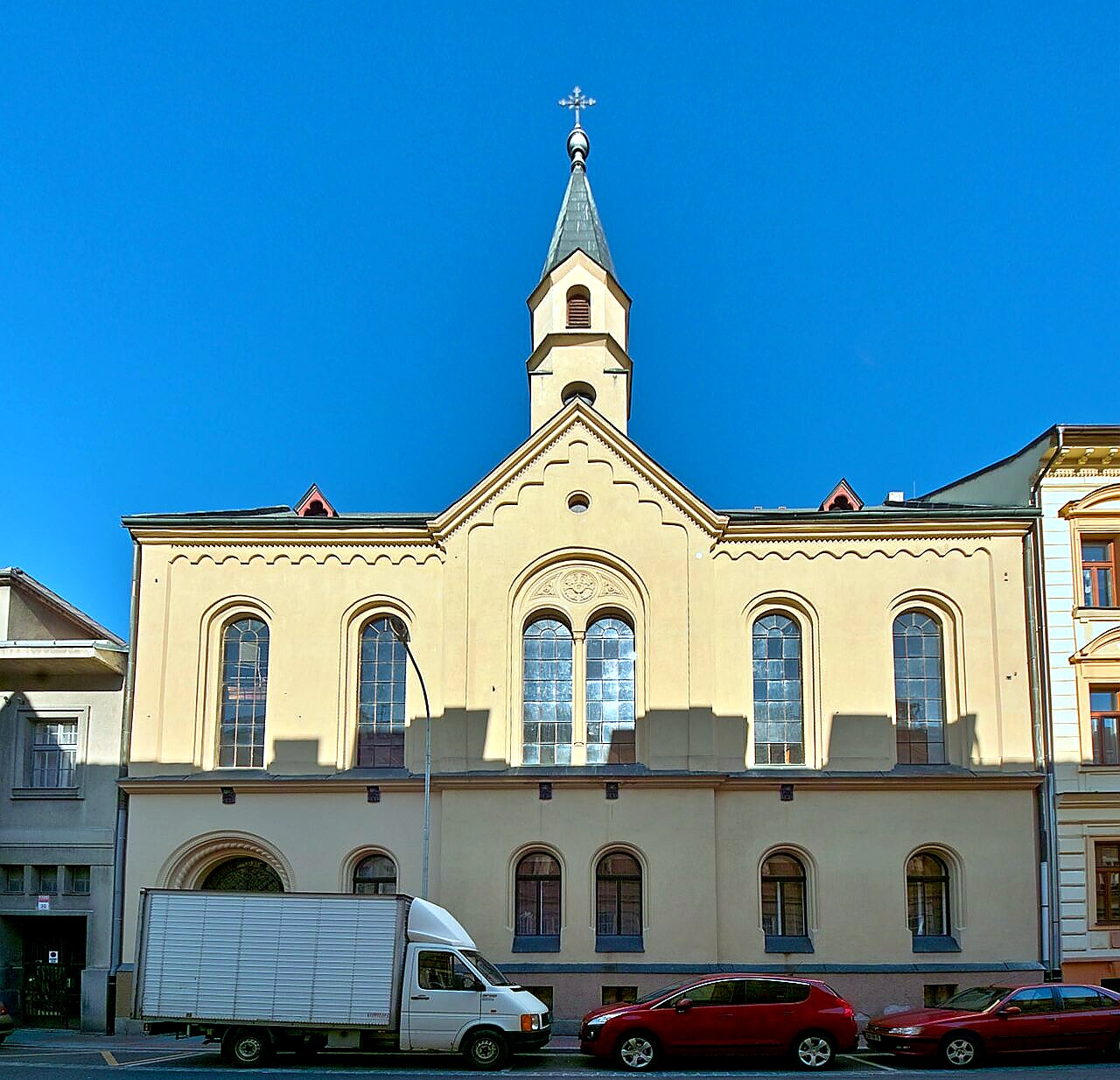 
<span>evangelický kostel v Českých Budějovicích</span>
