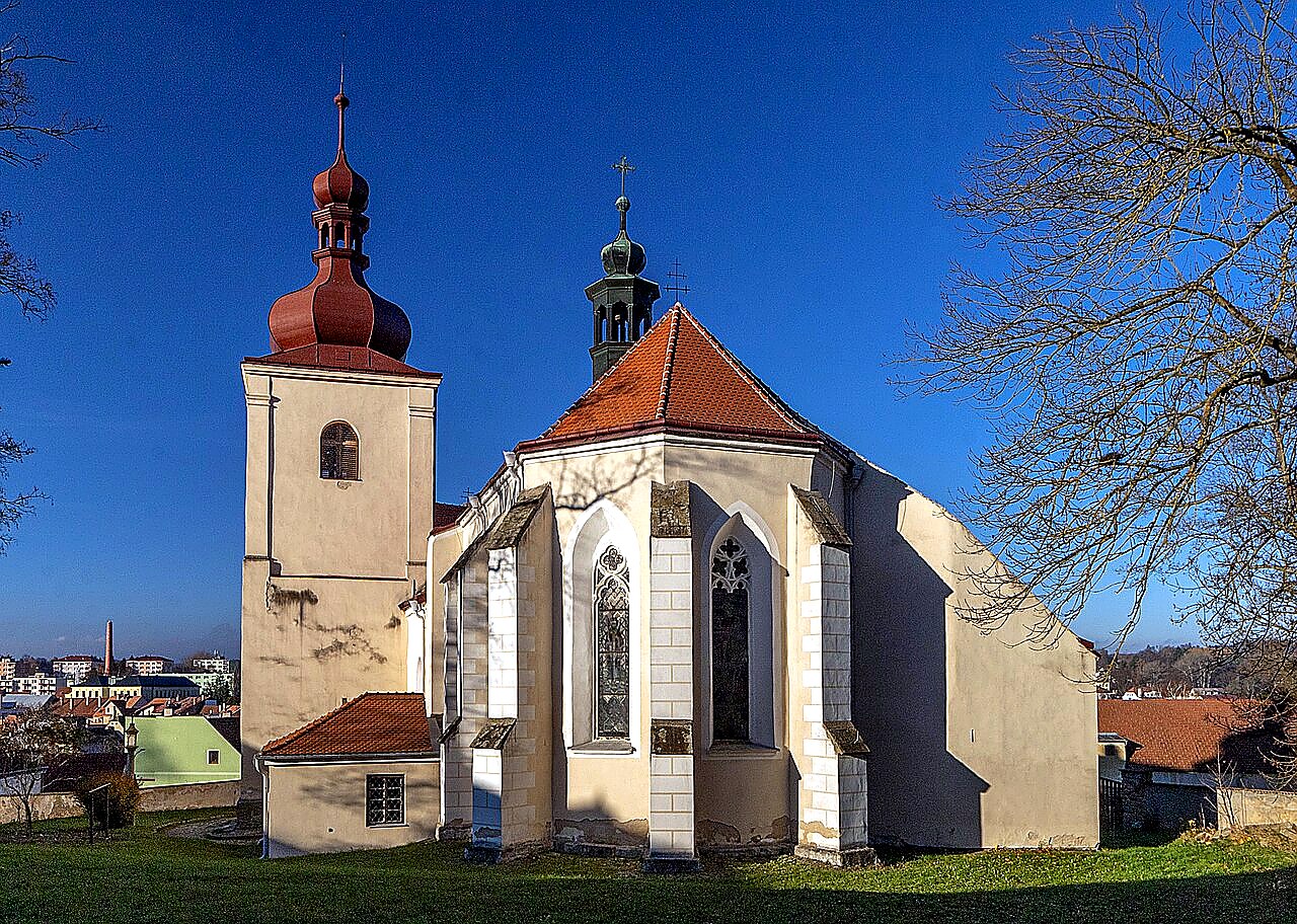 
<span>kostel svatého Martina v Třešti</span>

