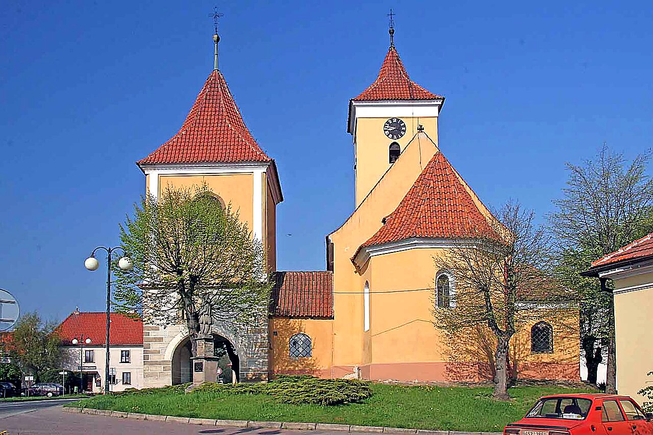 
<span>kostel svatého Václava v Nehvizdech</span>
