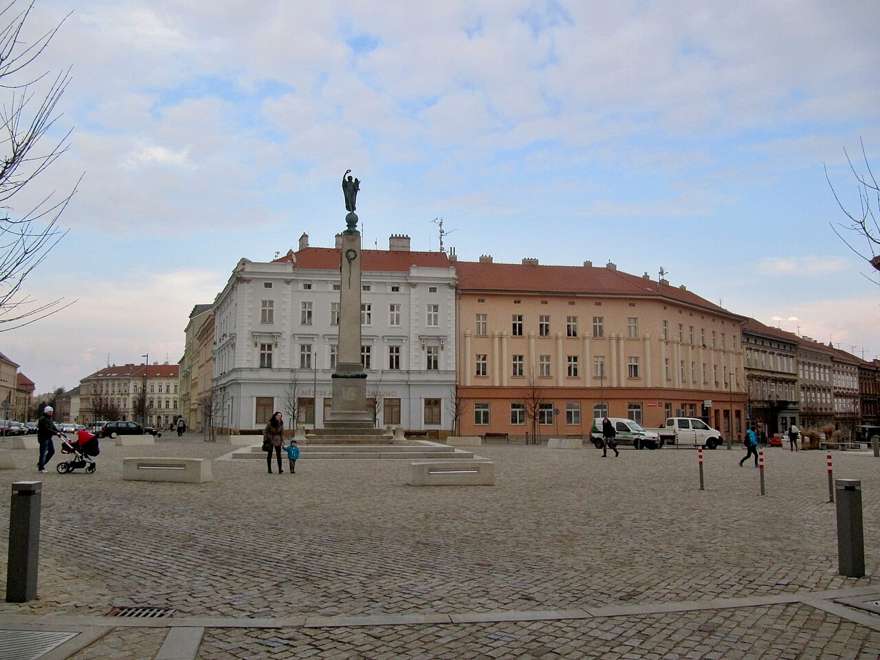 Heutige Ansicht – Komenského náměstí