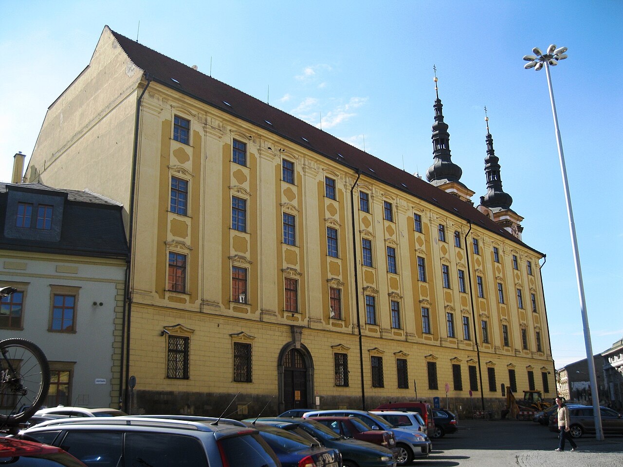 Today's view – budova jezuitské koleje v Olomouci