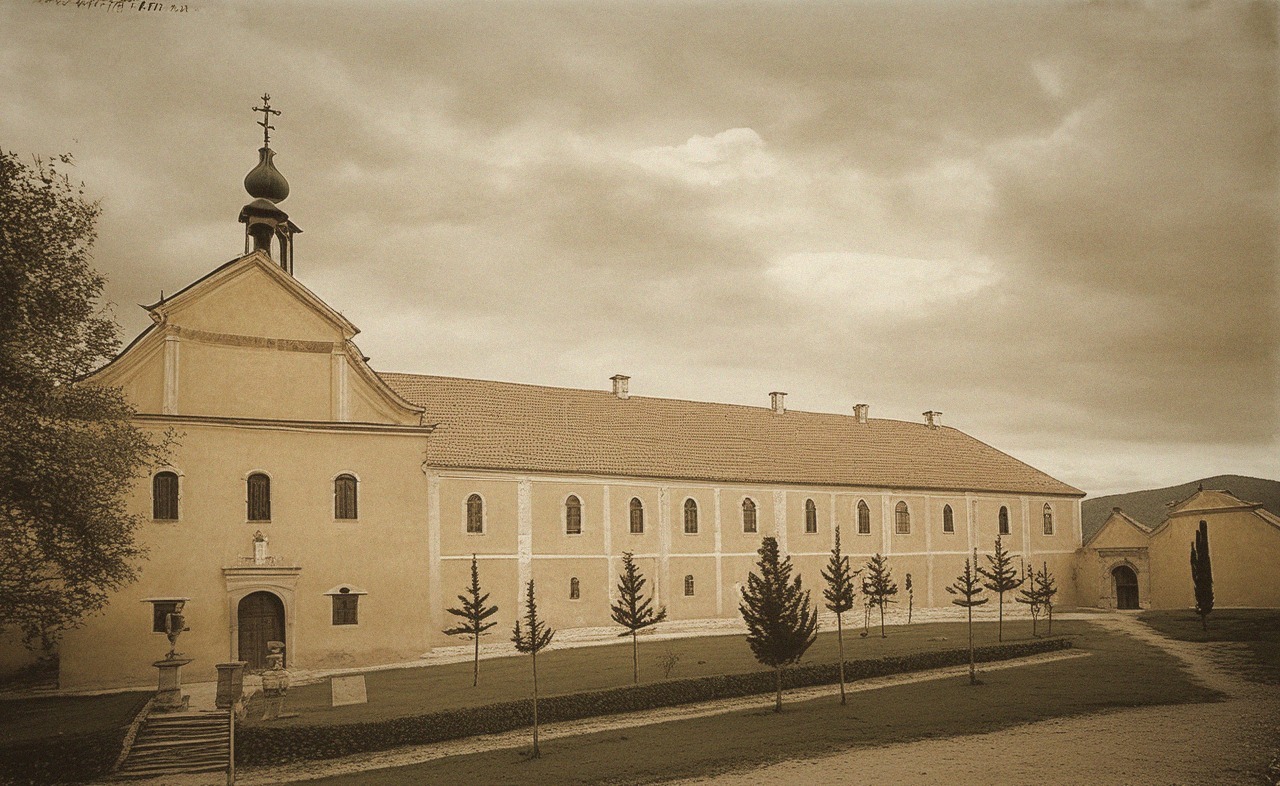 Historická podoba – františkánský klášter ve Voticích