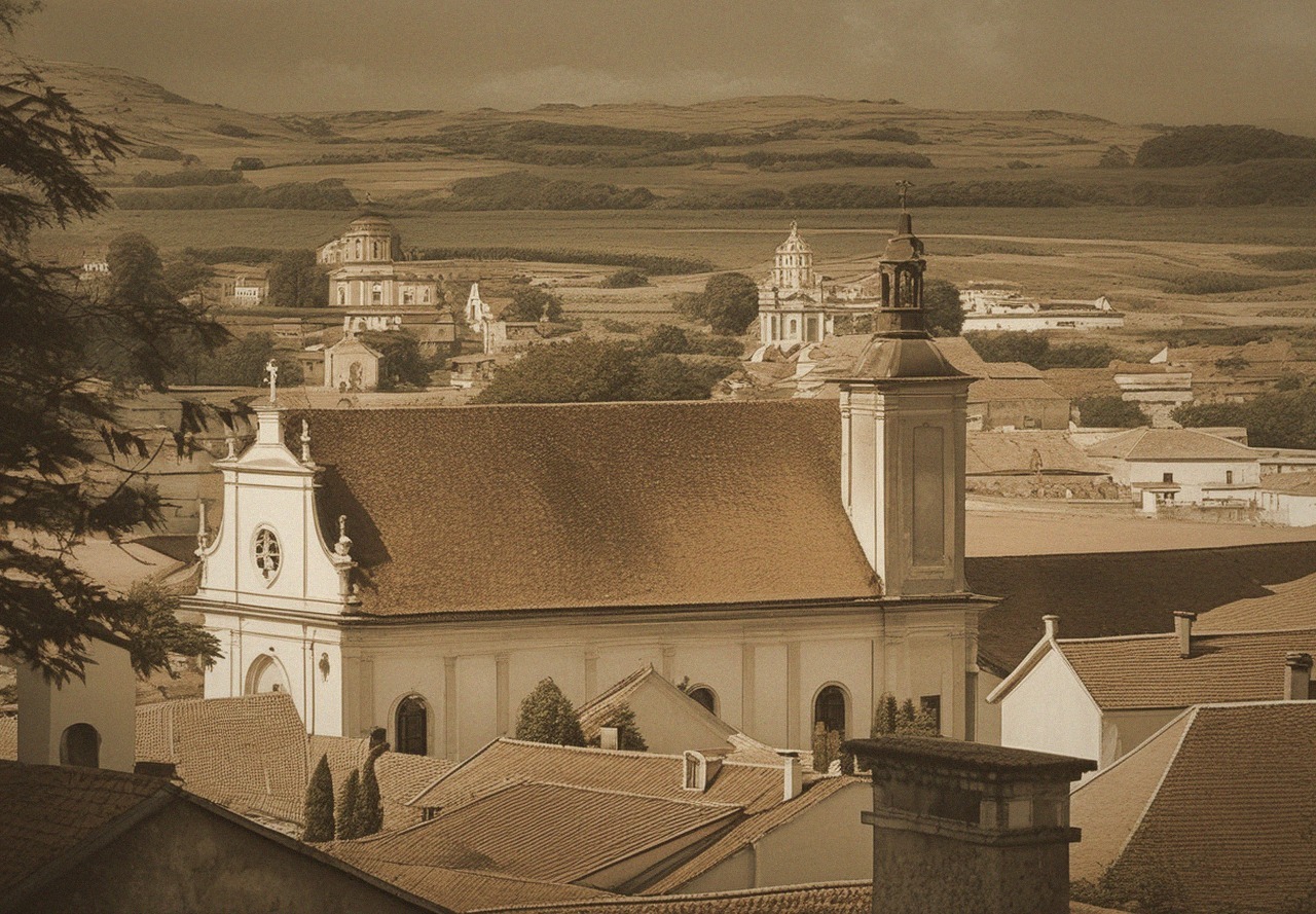 Historical appearance – Kostel svatého Jana Křtitele v Mikulově
