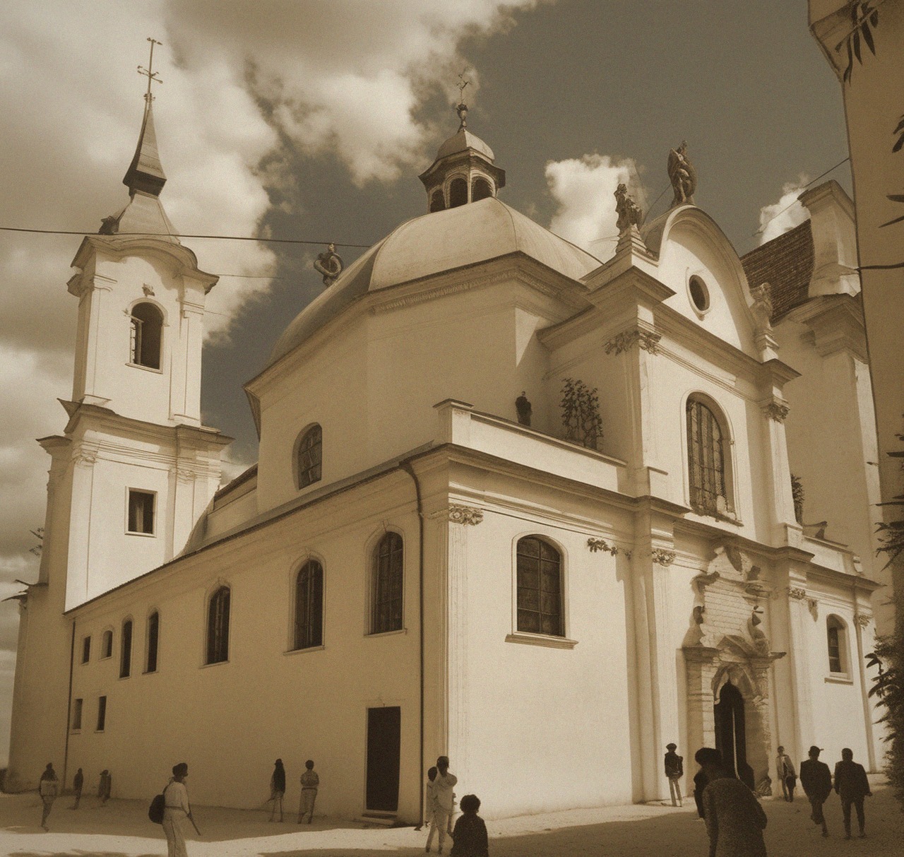 Wygląd historyczny – loretánská kaple v Brně