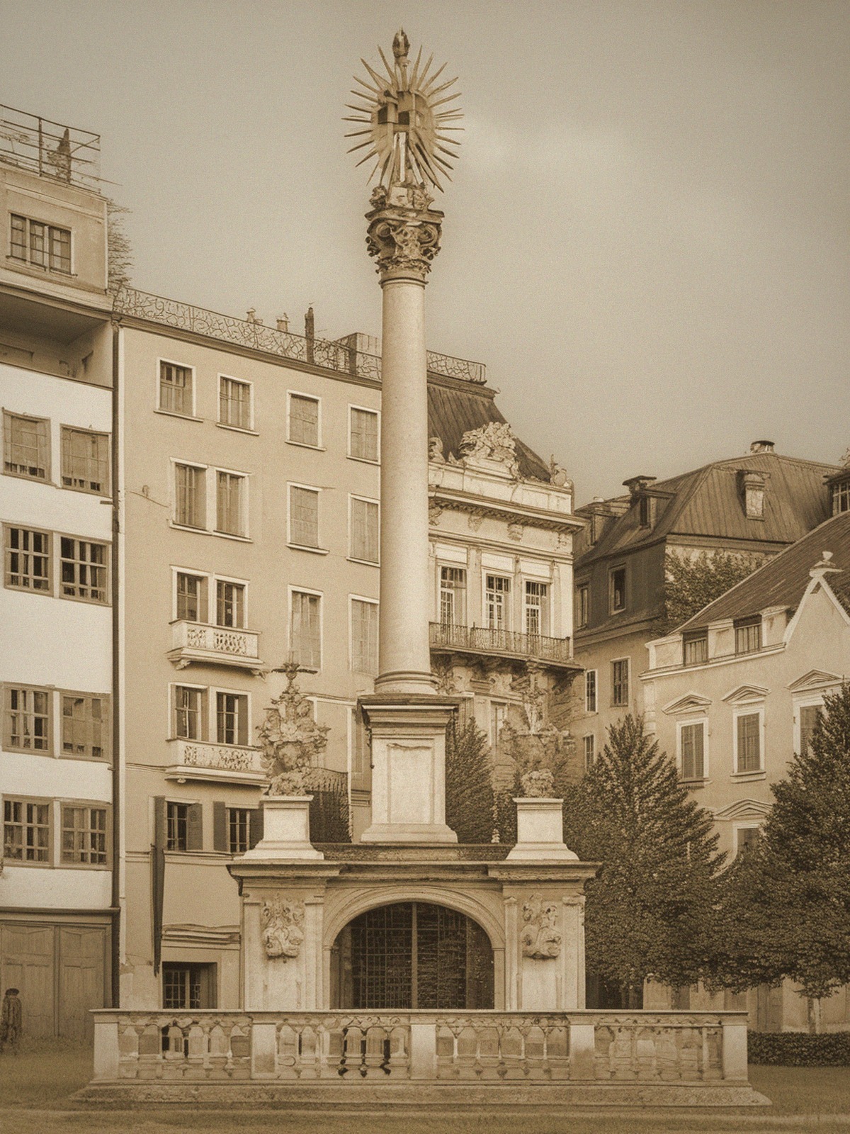 Historická podoba – Morový sloup (Brno)