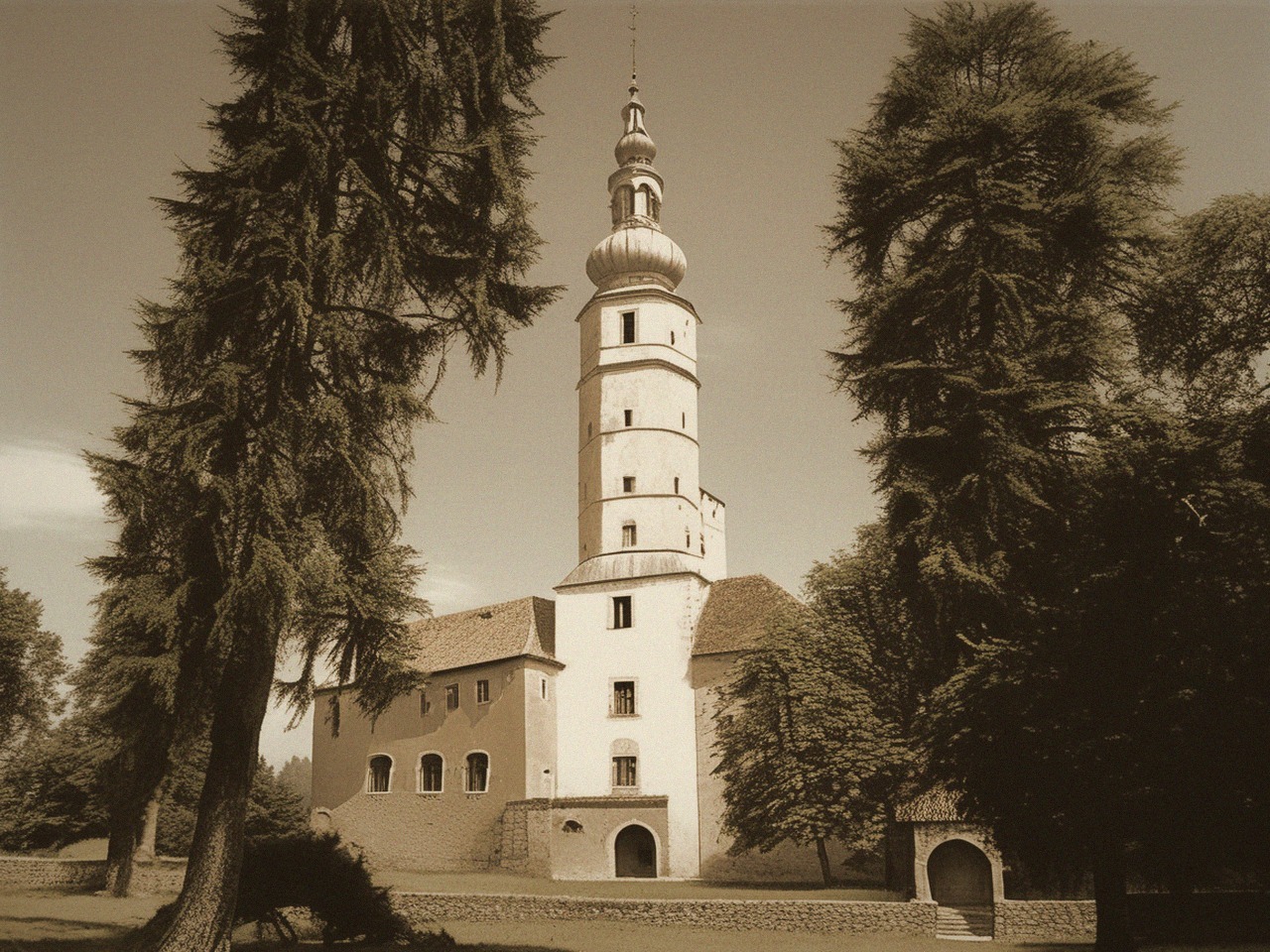 Historická podoba – zámek Tovačov