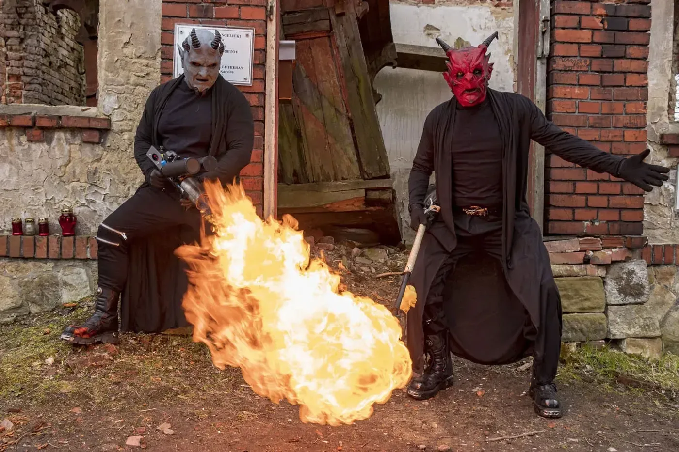 Halloween na Skalce s ohnivou show