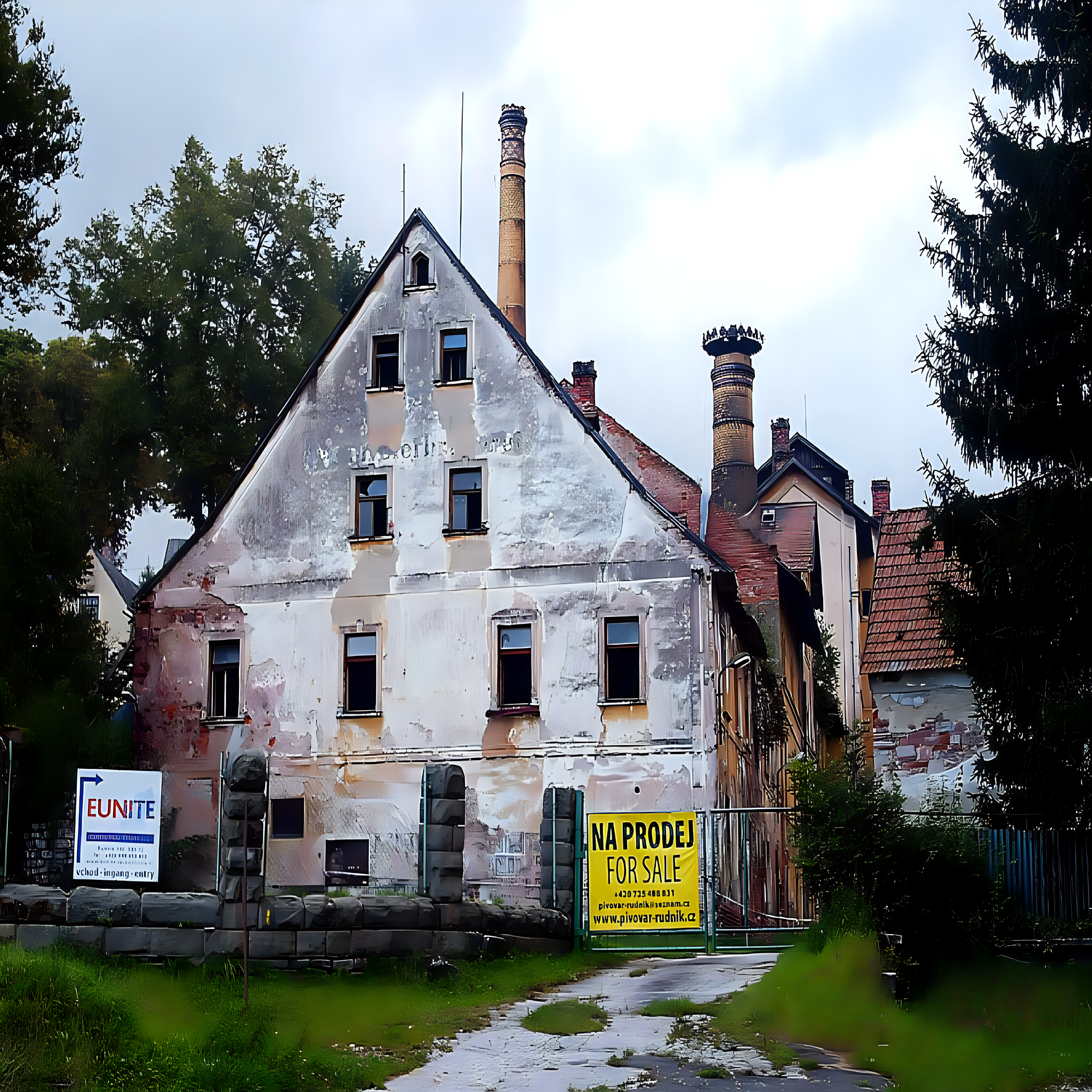 
<span>Zámek Rudník – přestavěn na pivovar</span>
