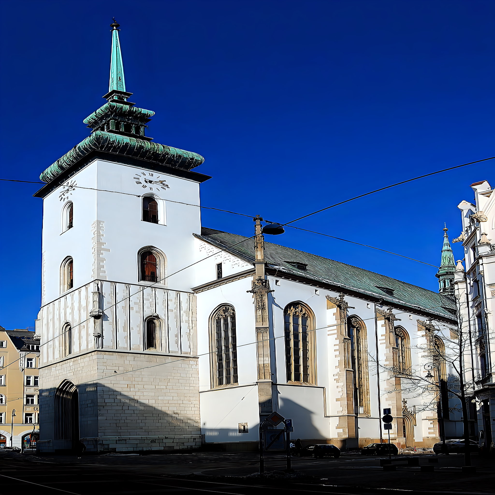 
<span>kostel svatého Jakuba Staršího (Brno-město)</span>
