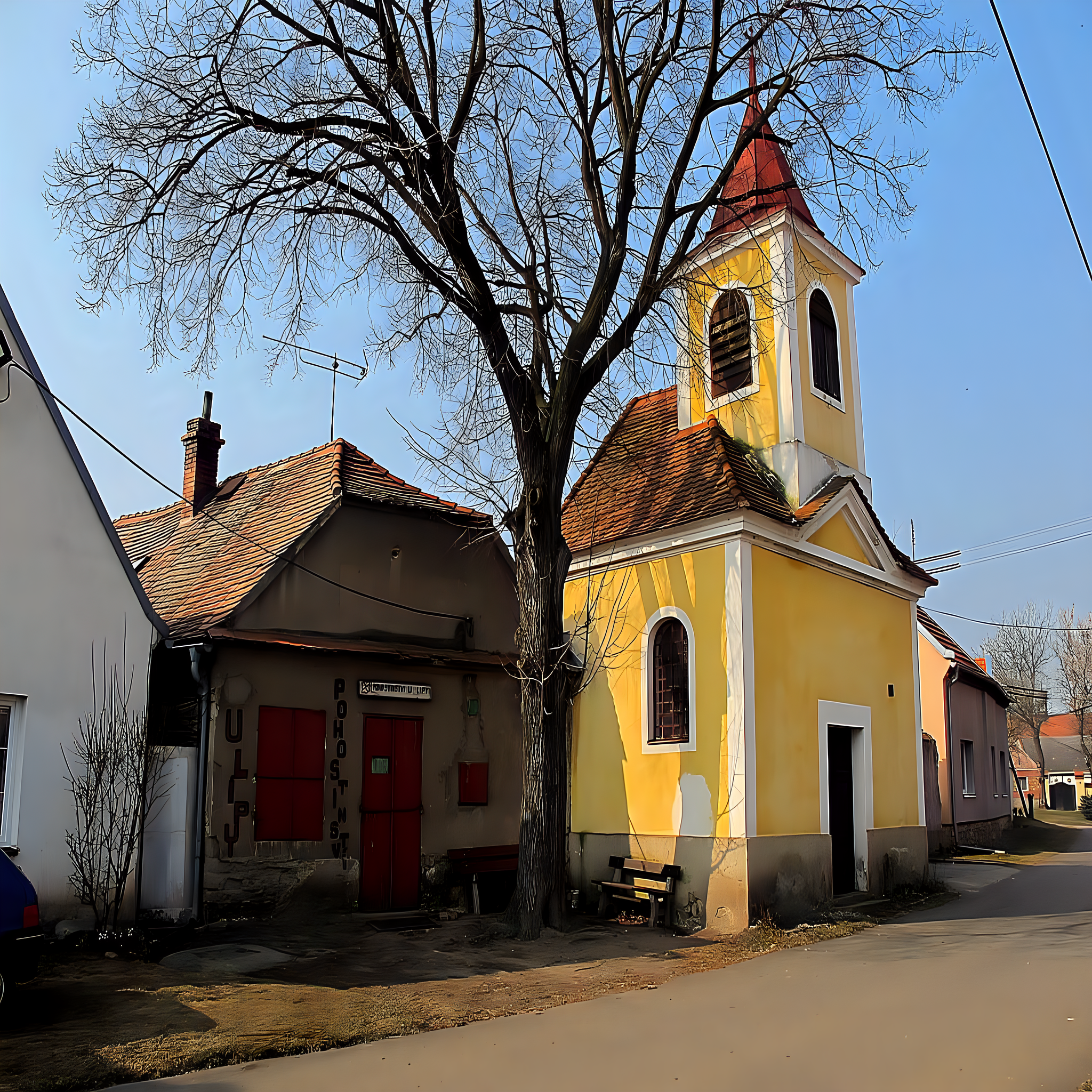 
<span>Kaple Čtrnácti svatých pomocníků (Mradice)</span>
