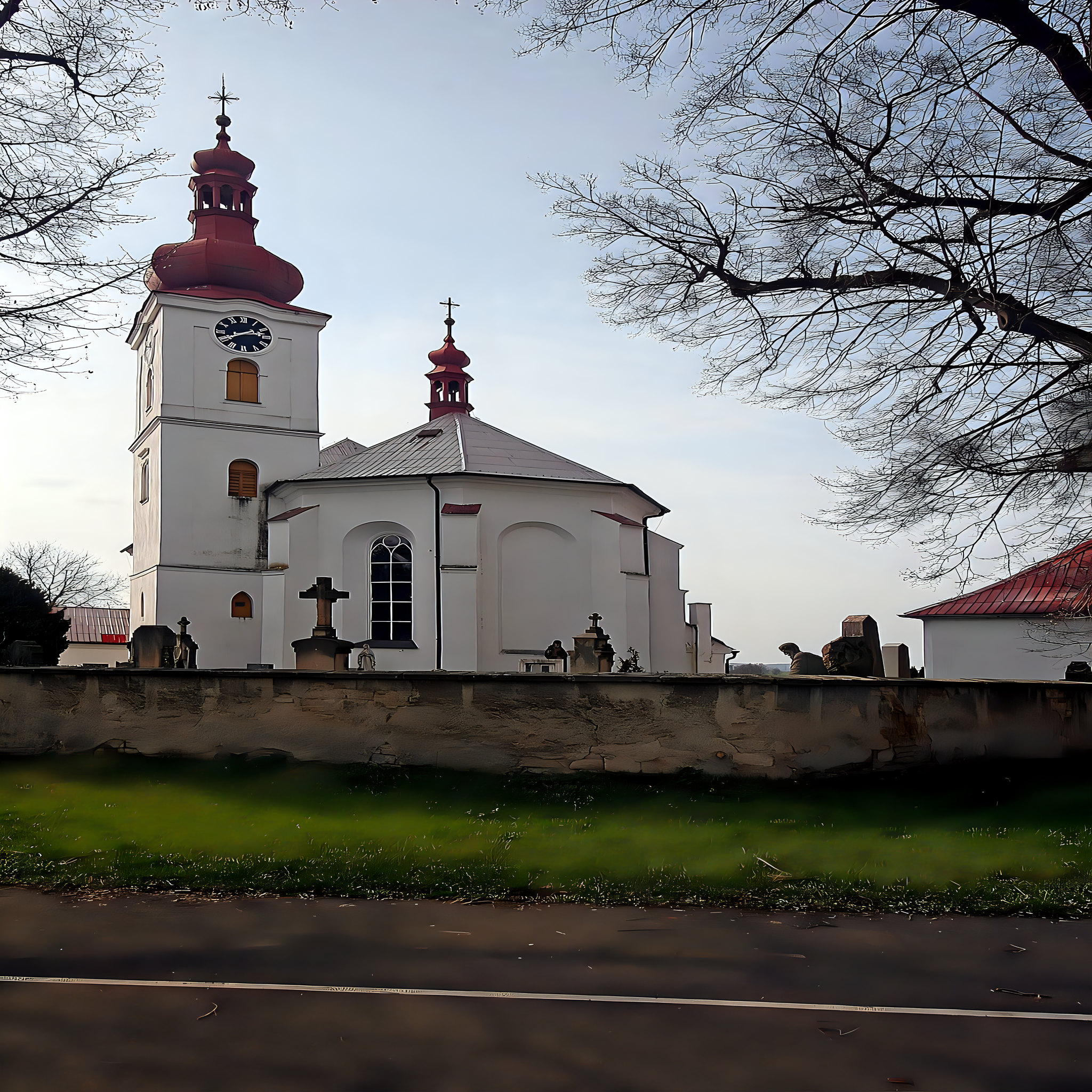 
<span>Kostel Nanebevzetí Panny Marie (Velešice)</span>
