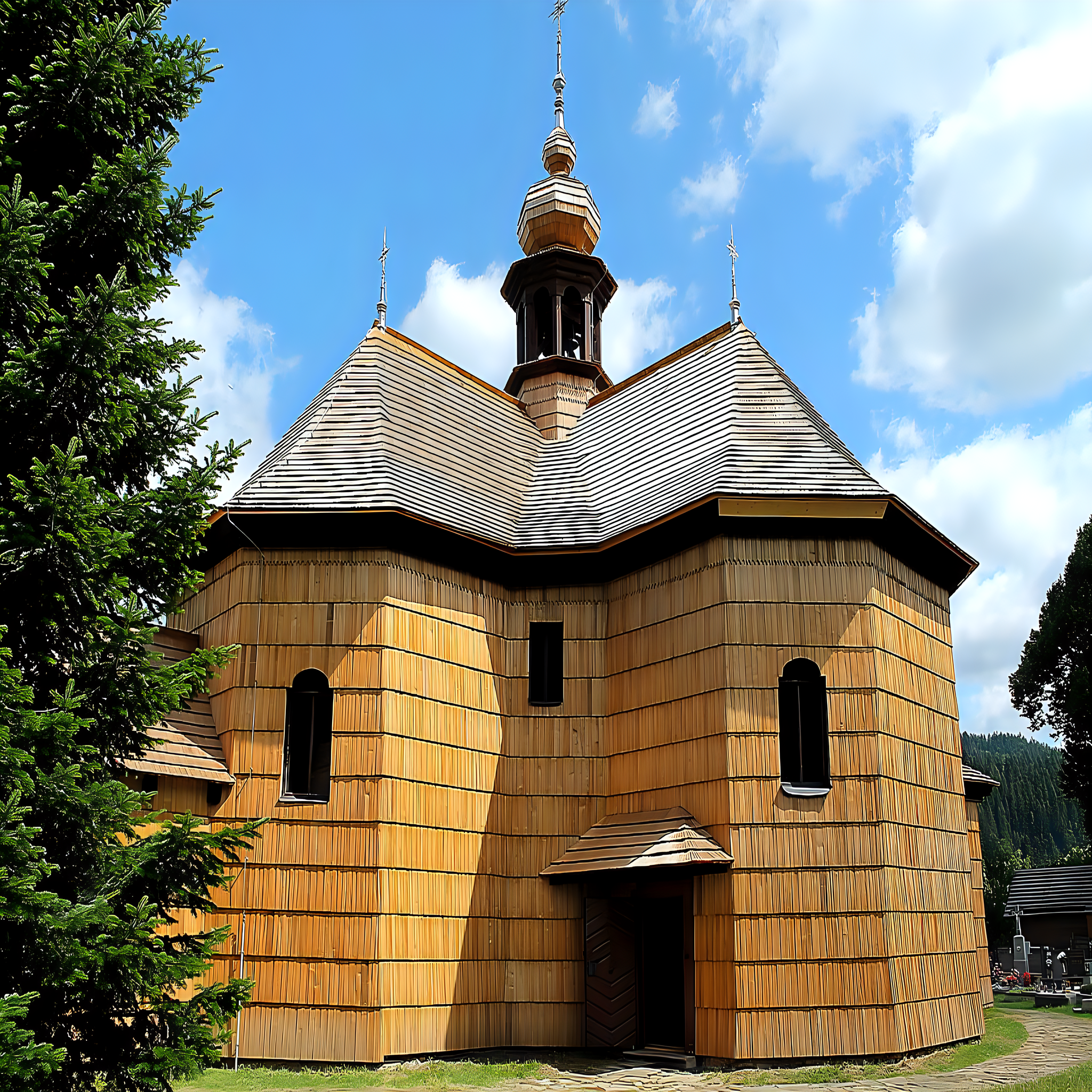 
<span>Kostel Panny Marie Sněžné (Velké Karlovice)</span>
