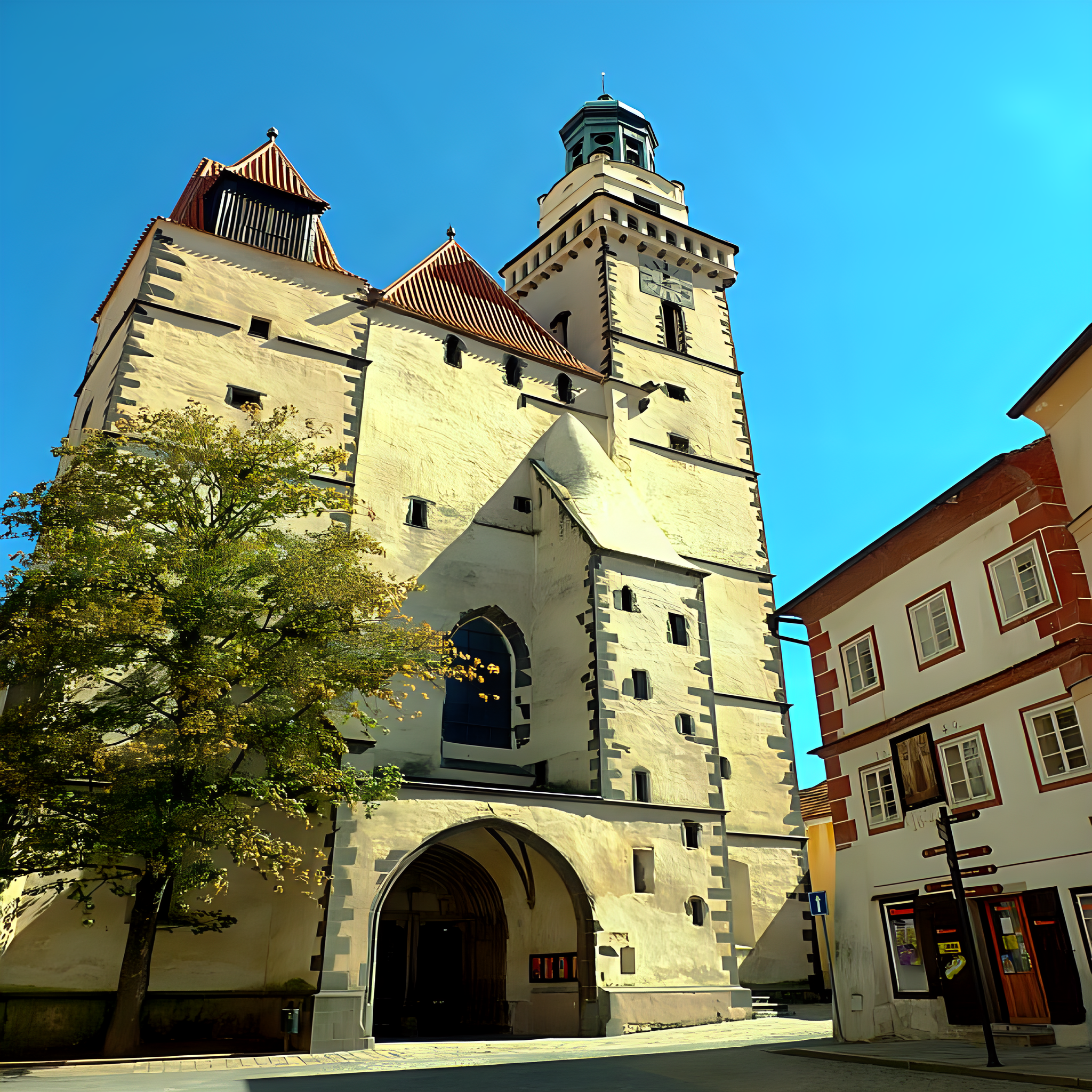 
<span>Kostel svatého Jakuba (Prachatice I)</span>
