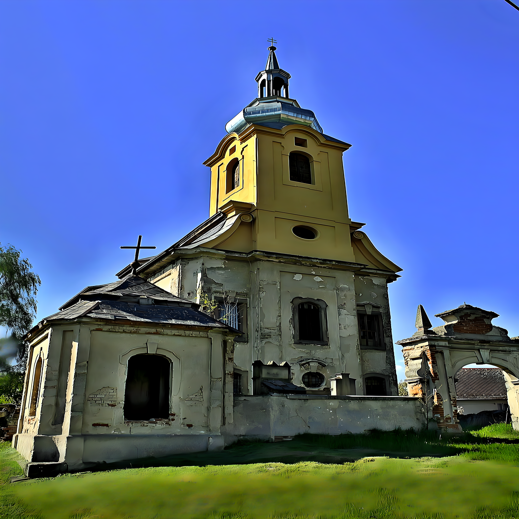 
<span>Kostel svatého Jana Křtitele (Brenná)</span>
