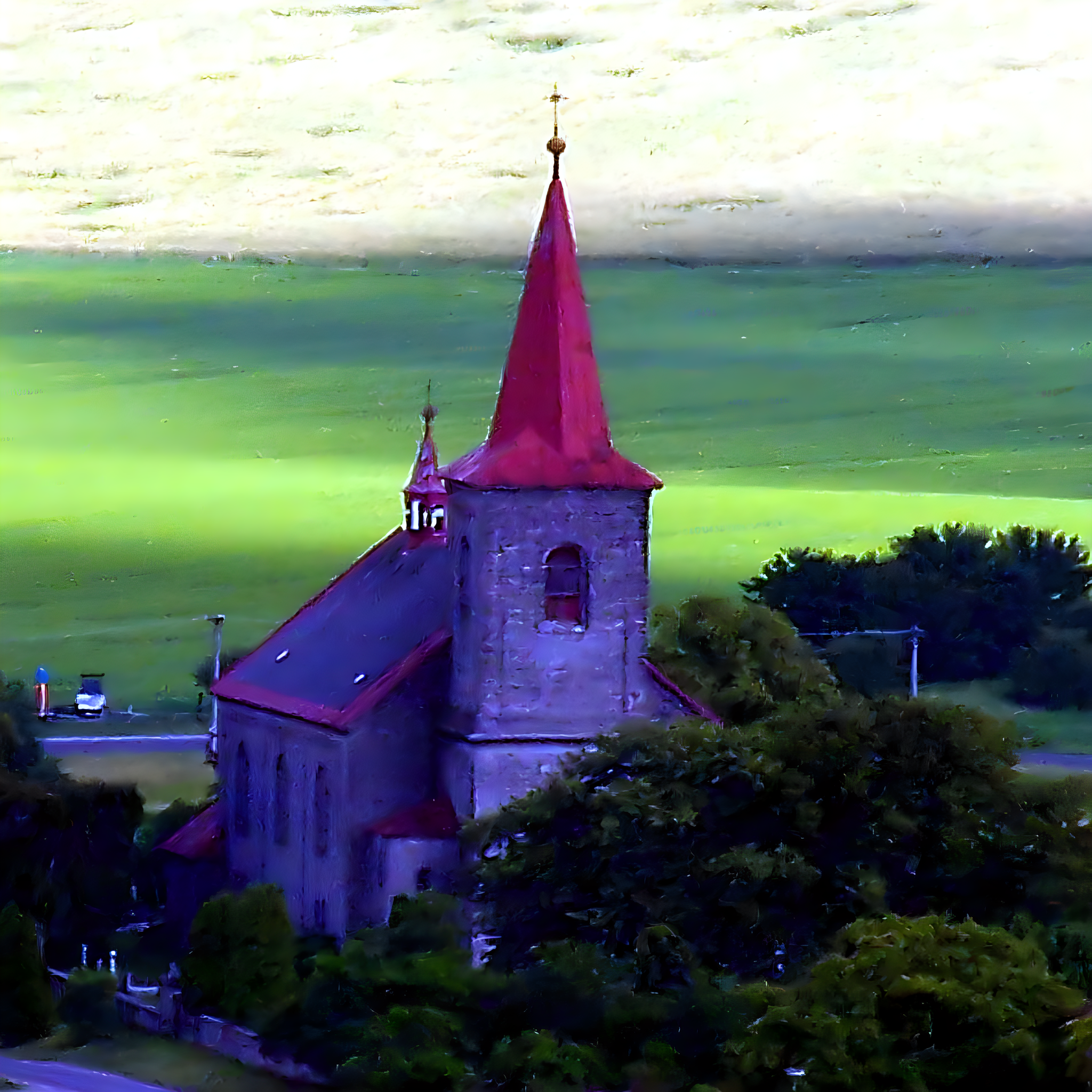 
<span>Kostel svatého Jana Křtitele (Újezd pod Troskami)</span>
