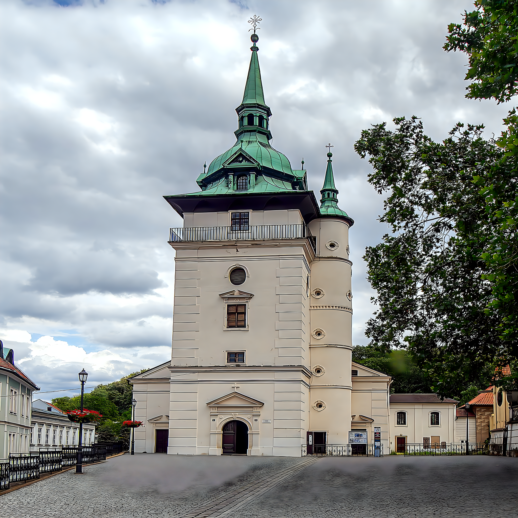 
<span>Kostel svatého Jana Křtitele v Teplicích</span>
