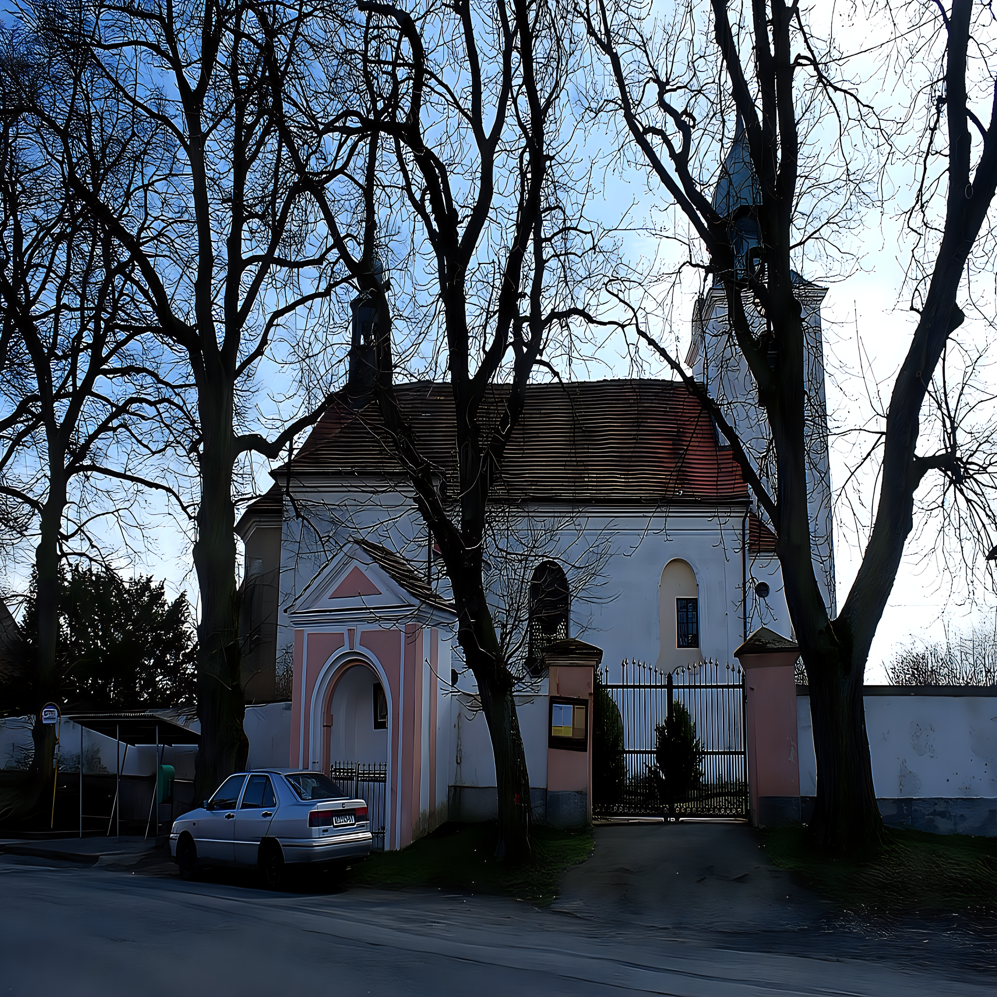 
<span>Kostel svatého Mikuláše (Měčín)</span>
