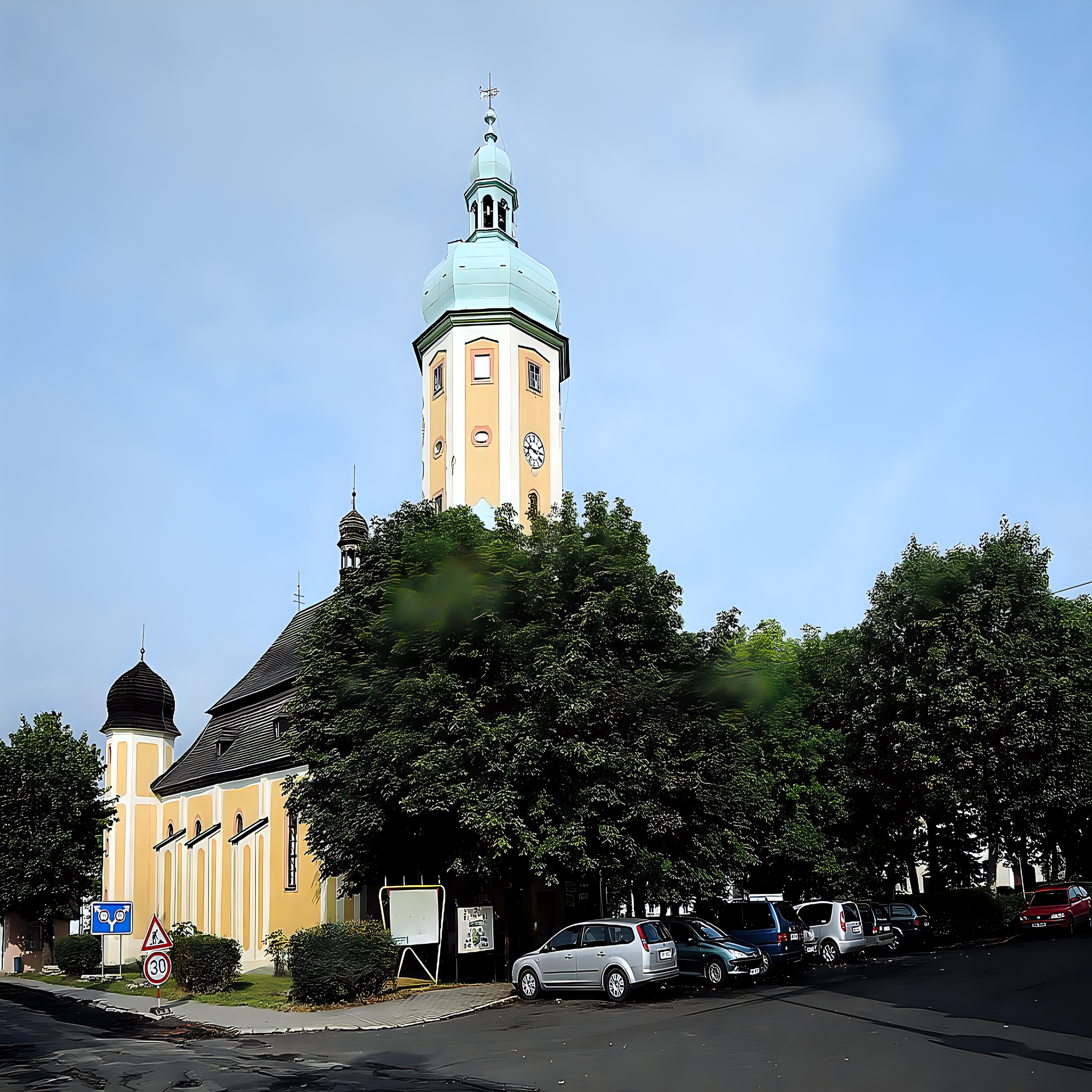 
<span>Kostel svatého Vavřince (Horní Blatná)</span>
