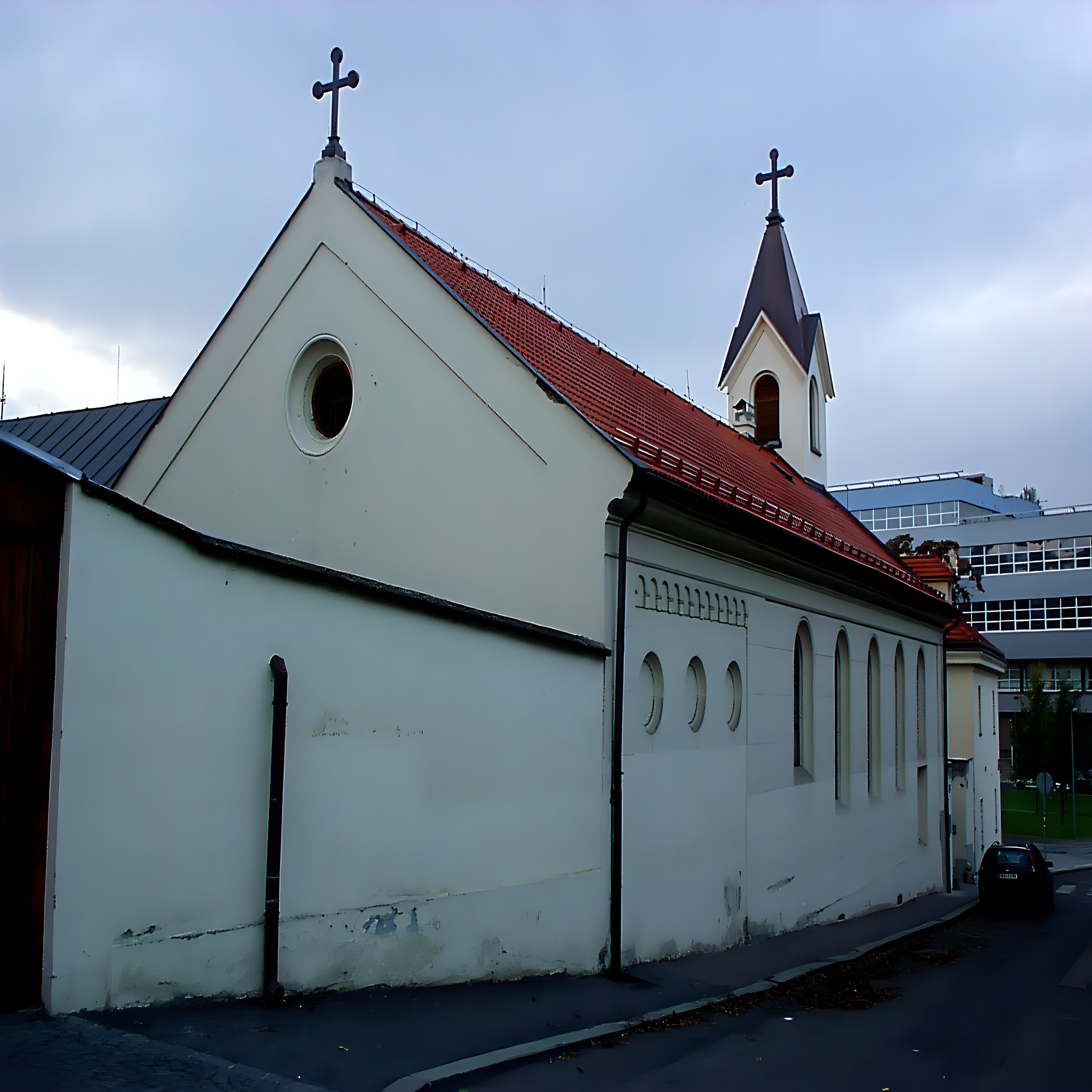 
<span>Kostel svatého Václava v Dejvicích</span>
