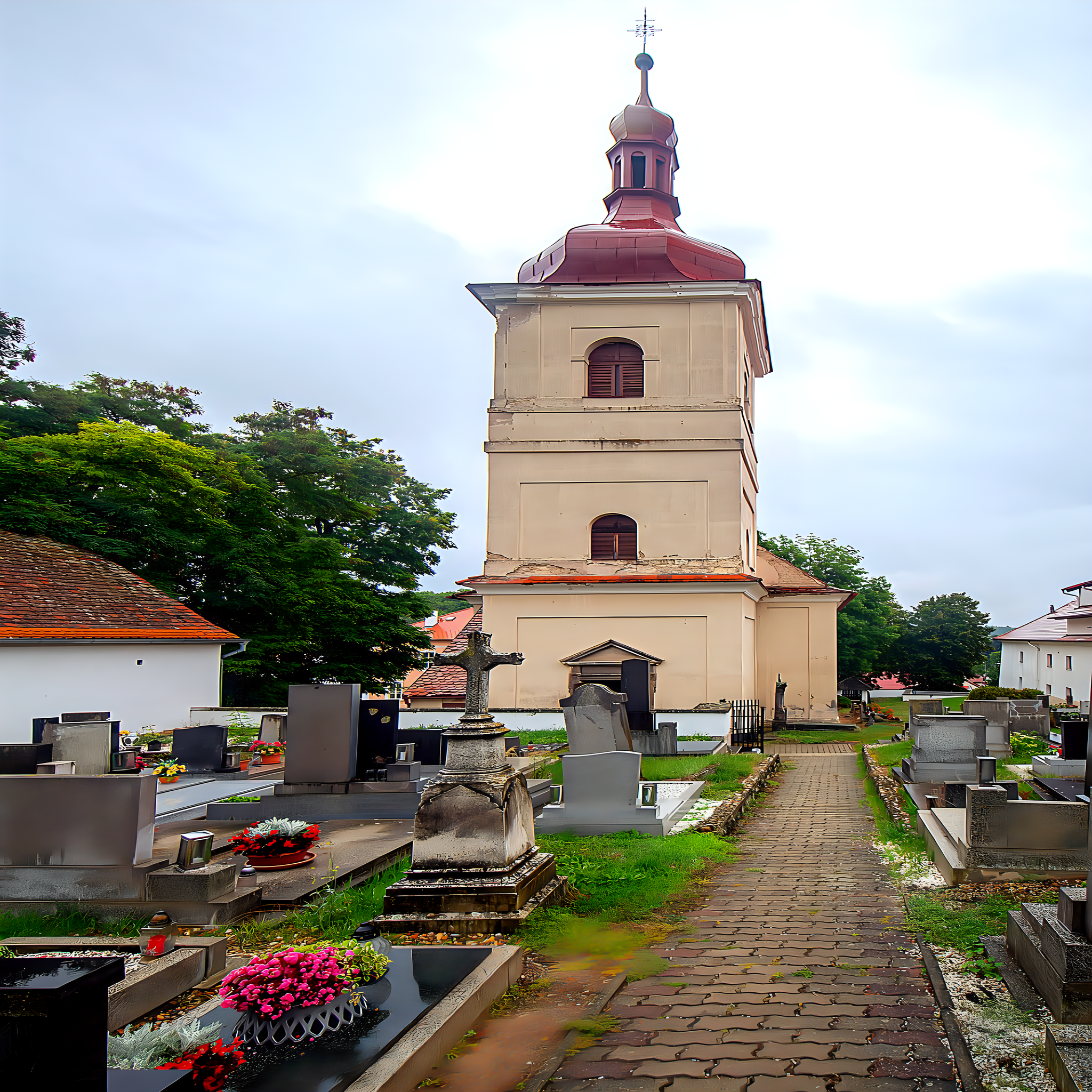 
<span>Kostel svatého Václava v Třebívlicích</span>
