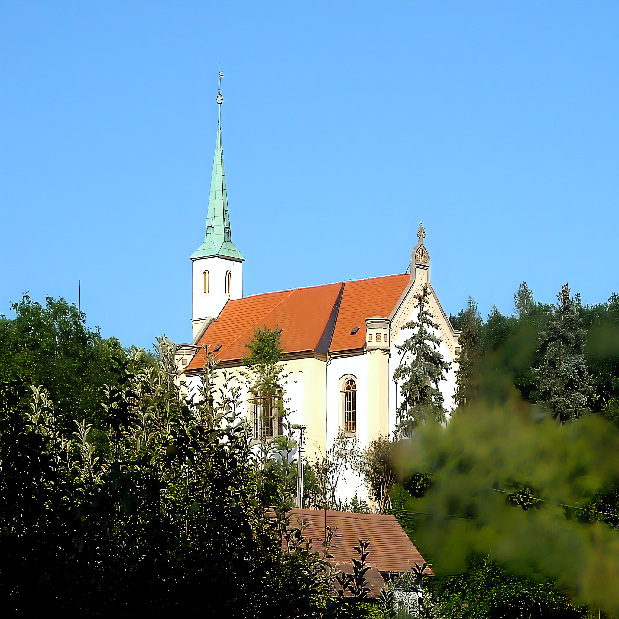 
<span>evangelický kostel v Dvakačovicích</span>
