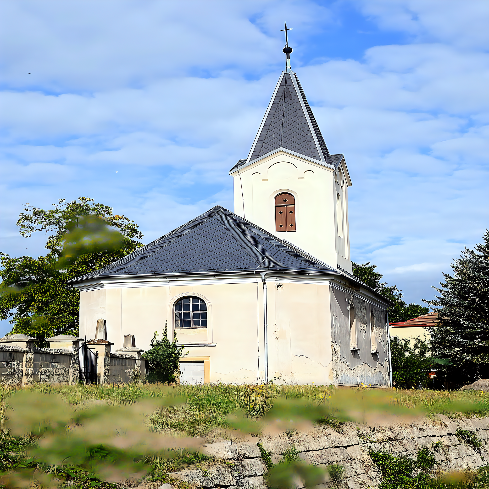 
<span>evangelický kostel v Kovanci</span>

